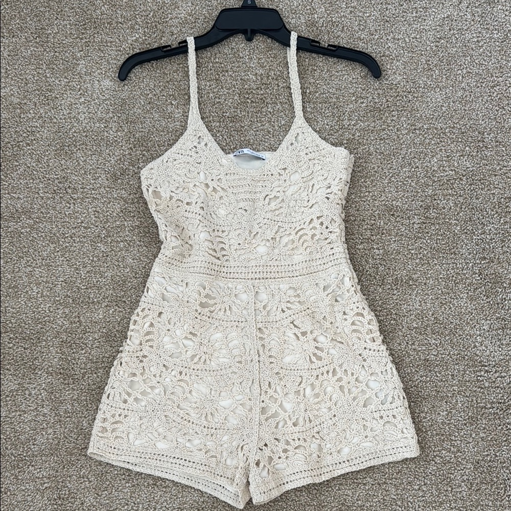 COPY - Zara Crochet Lace Romper